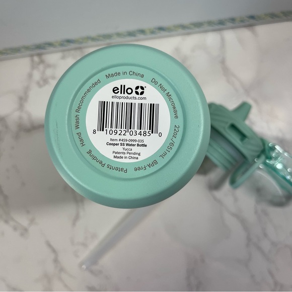 Ello Cooper Stainless Steel Travel Water Bottle, 22 oz, built-in straw, NWT - Picture 9 of 9